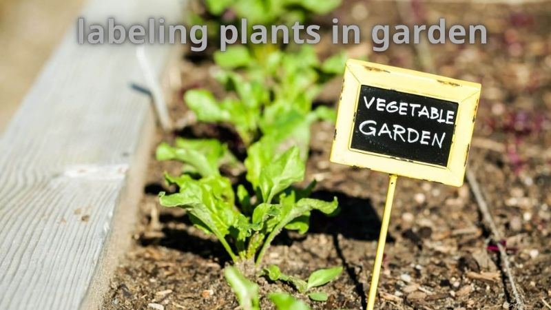 Labeling Plants In Garden: Creates Neatness And Easy Care